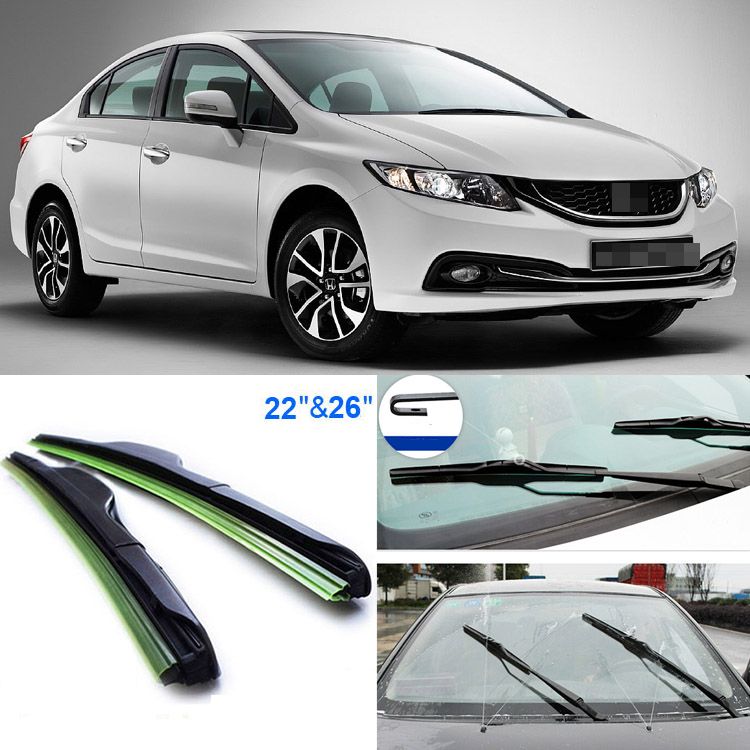 Honda Civic 08 Windshield Wiper Size