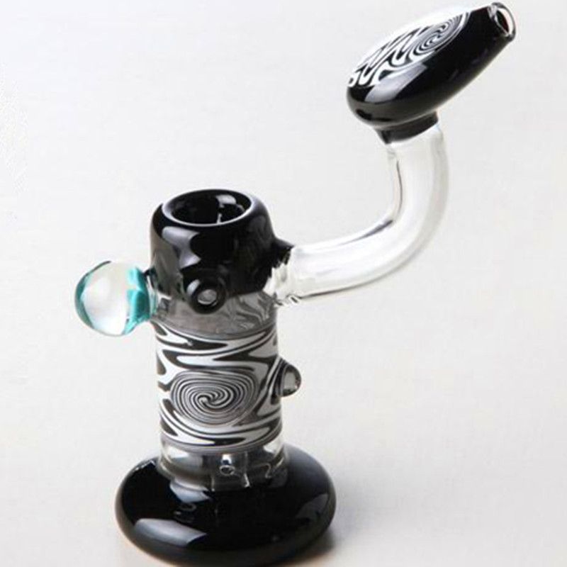 ful Thick Glass Smoking Pipes Sherlock Bubbler Water Pipe With High