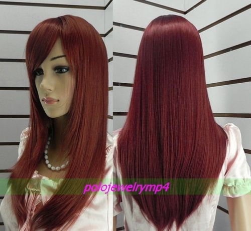 100 Hot Sell Brazil Dark Haired Woman Wig Cosplay Heat Resistant
