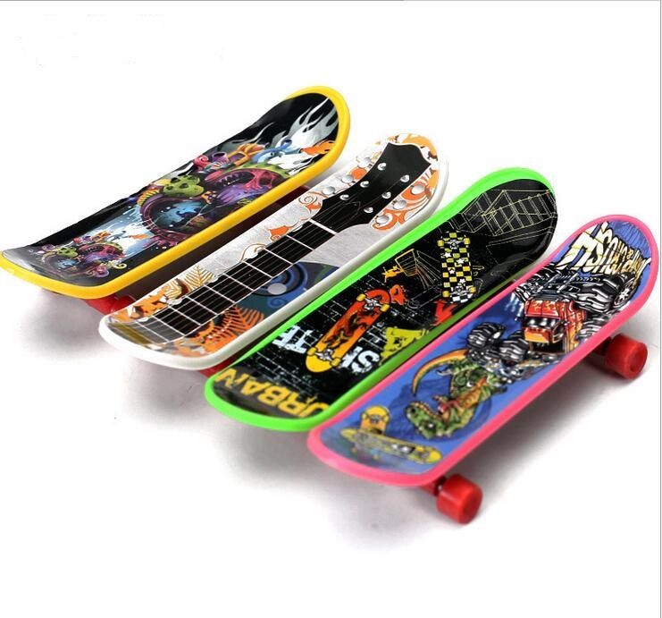 Kids Mini Tech Deck Finger Skateboard Plastic Handboard Toys Kids