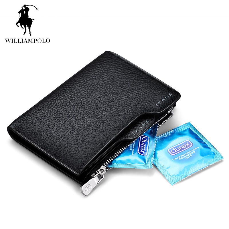 wholesale halloween time limited sell williampolo 2017 genuine leather driving license wallet calfskin leather pattern wallet men pl146 french wallet white