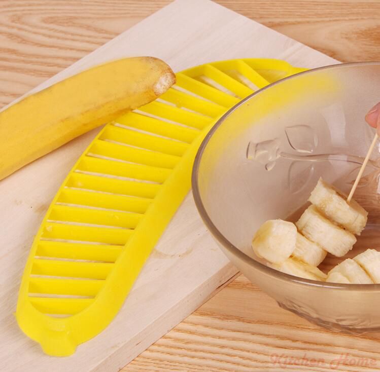 2021 Banana Cutter Slicer BananaChopper Fruit Cutter Cucumber Vegetable