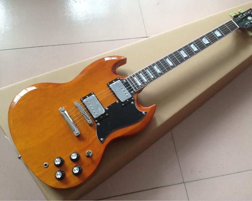 Top Quality Electric Guitar Customisd Square Inlay Board ,Stock Guitars