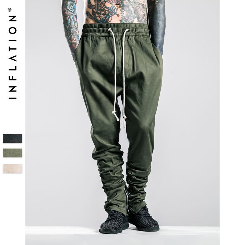 mens zipped joggers