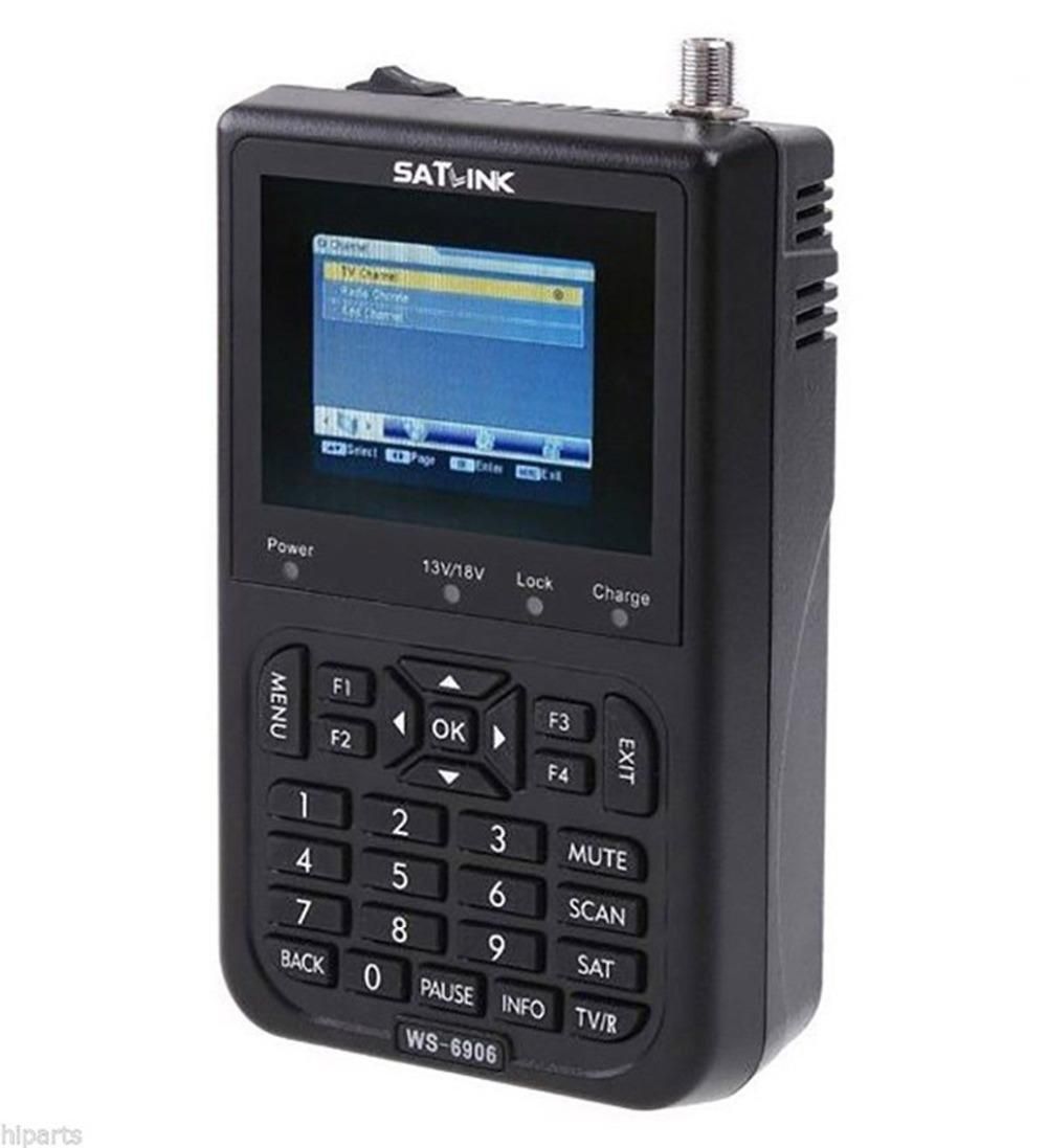 Satellite Finder Satlink WS 6906 3.5 DVB S FTA Digital Satellite Meters