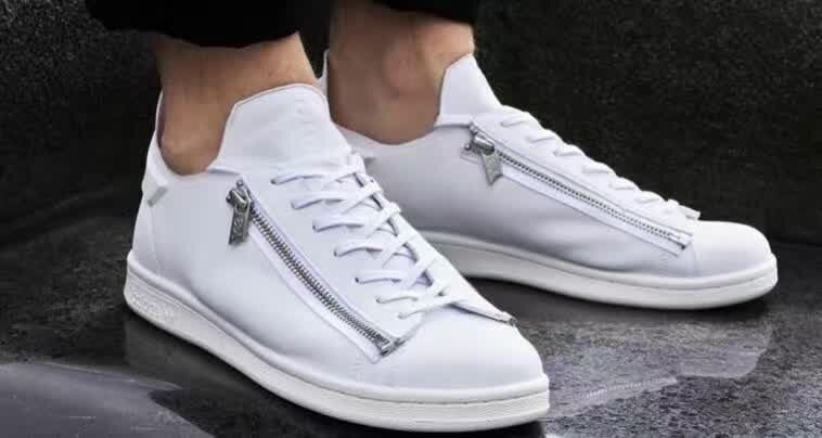 2016 Black White Genuine Leather Y 3 Smith Stan Zip Y3 Stan Mens Women Sports Running Shoes 