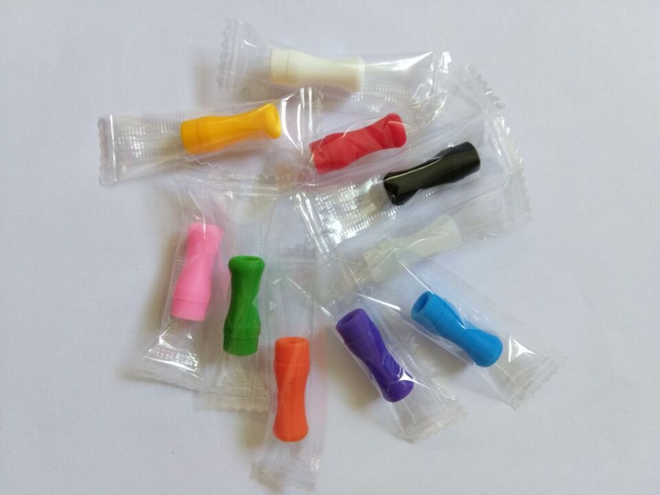 510 Disposable Test Tip 510 Silicone Mouthpiece Cover Drip Tip Colorful