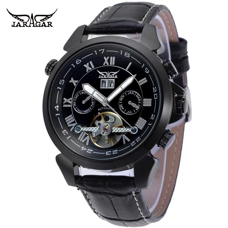 Acquistare Prezzo Più Basso ! JARAGAR Marchio Di Lusso Multifunzionale  Tourbillon Uomini Meccanici Automatici Orologi Da Polso Uomo Orologio Da  Polso Orologio Di Fascia Alta Economico | Consegna Veloce E Qualità |  DHgate Italy