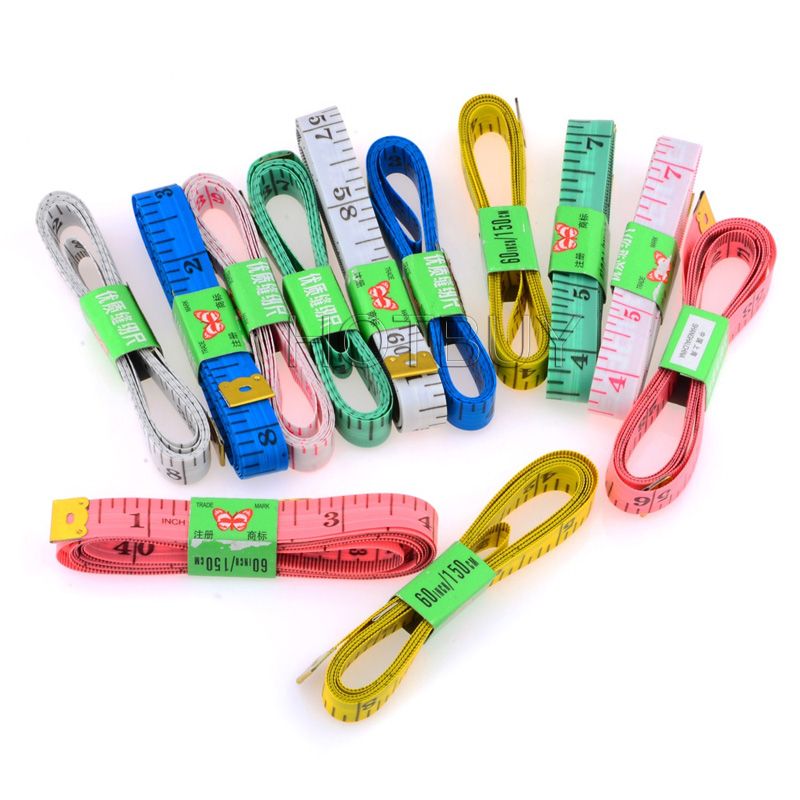 150cm/60 Inch Scale Soft Plastic Ruler Flexible Rule Professional Tailoring Tape Measures Sewing