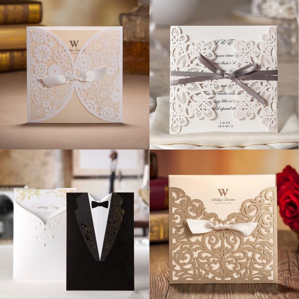 Wholesale Unique Wedding Invitations Cards High Quality Bride