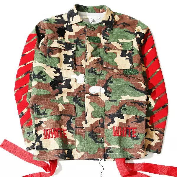 2016AW High Quaity Hip Hop OFF WHITE Camouflage Jacket Coats For Men ...