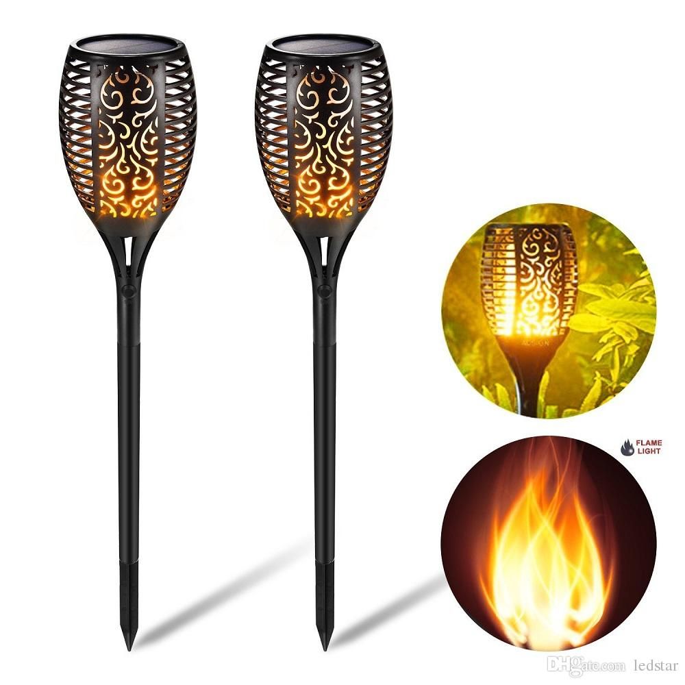 Solar Torch Lights Outdoor Ip65 Flicker Flame Light Landscape Decor Solar Torch Lights Outdoor Ip65 Flicker Flame Light Landscape Decor Dusk To Dawn Security Path For Garden Patio Deck Yard Driveway Up Down Wall