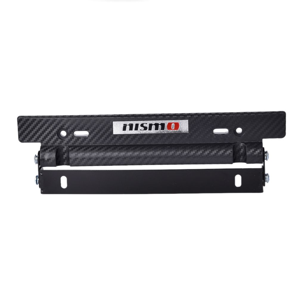 2019 Car Universal Carbon Fiber Adjustable Rotating Number Plate Auto