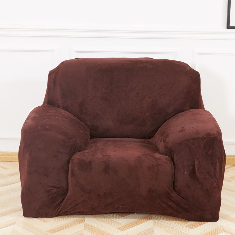 Winter Plush Sofa Cover Slipcover Solid Thickening Soft Single Winter Plush Sofa Cover Slipcover Solid Thickening Soft Single Two Three Four Seater Stretch Scenic Elastic Al Chair Covers For Weddings