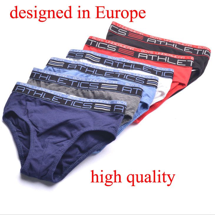 2019 Boys Multipack Solid Briefs Cotton Top Quality Kids Child Panties