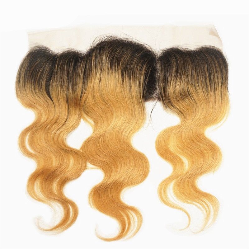 Compra Pañuelo Brasileño De Pelo Rubio 3 Paquetes Con Cierre Frontal De  Encaje Oreja A Oreja 1B / 27 Extensiones De Cabello Oscuro De Ombre Raíz  Con Frontales Completos Barato | Entrega