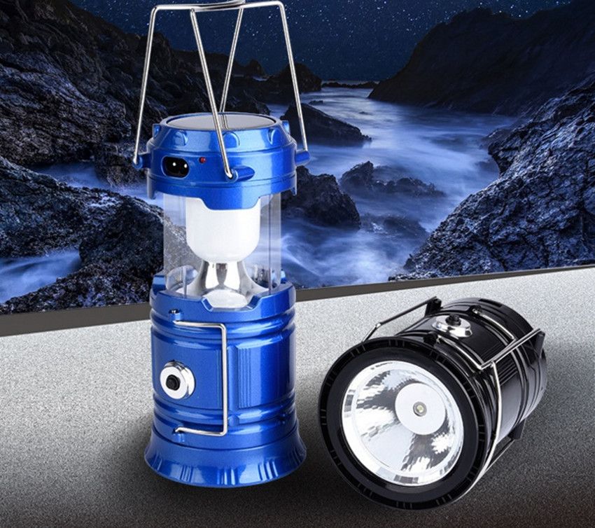 2020 Portable Collapsible Outdoor LED Camping Lantern With Batteries