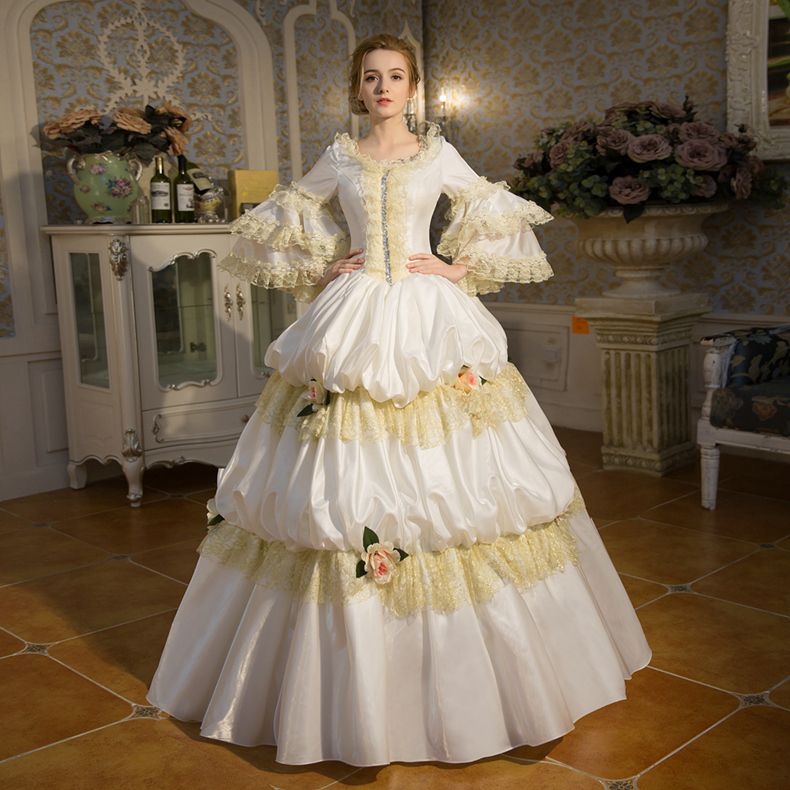 rococo ball gown