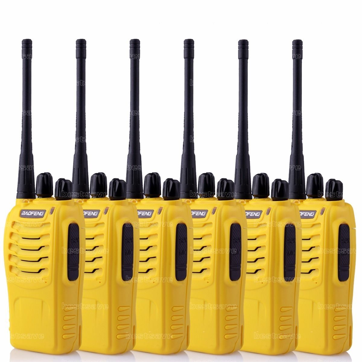 6X BaoFeng BF 888S UHF CTS 16 Channel FM Ham Two Way Radio Walkie