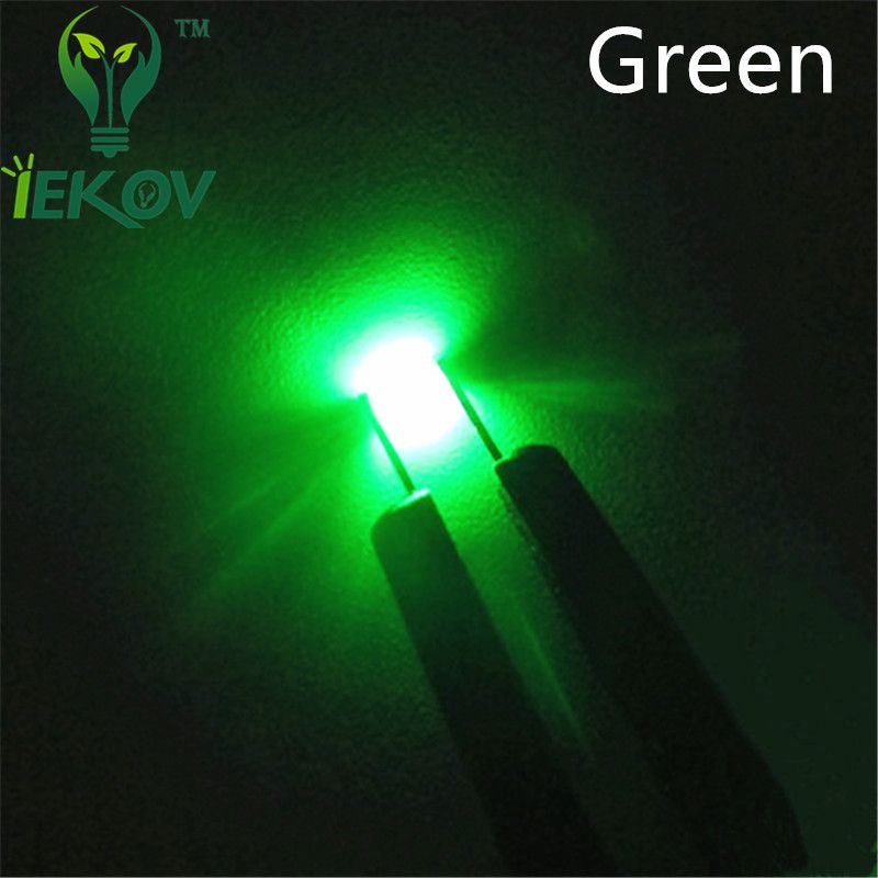 100pcs SMD SMT 0805 Green Super bright GREEN LED lamp Bulb NEW