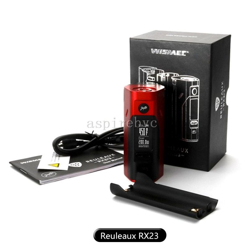 100% Original Wismec Reuleaux RX2/3 Box Mod 200w RX 23 TC Vape Mods Fit