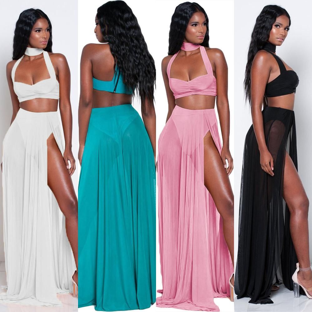 Halter Vest Dresses