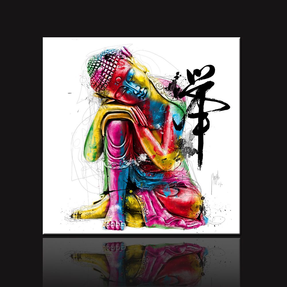 Compre Buda Moderno Pintura Lienzo Imagen Decoración Del Hogar Arte