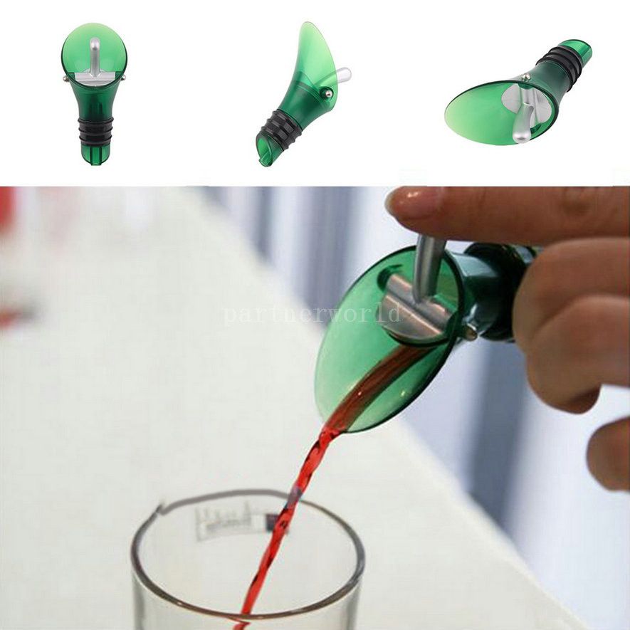 2019 Hot Selling Red Wine Aerator Plug Cap Bottle Pour Pourer Shutoff