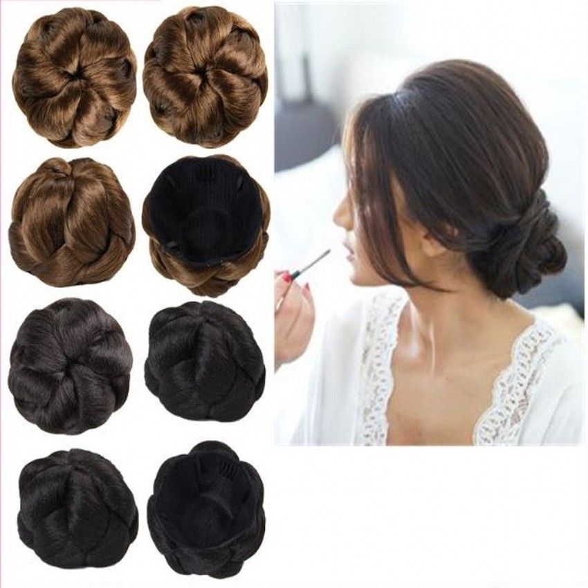 Acquista Sara Sposa Chignon Panini Ciambella Roller Hair Bun Extension  Posticci 10 * 6 CM Clip In Jumbo Trecce Chignon Capelli Sintetici Panino Di  Alta Qualità A 7,14 € Dal Sara_hair | DHgate.Com