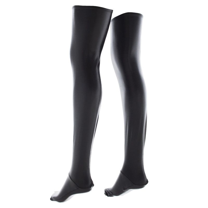 2019 Exotic Apparel Accessory Faux Latex Thigh Highs Stockings For ...