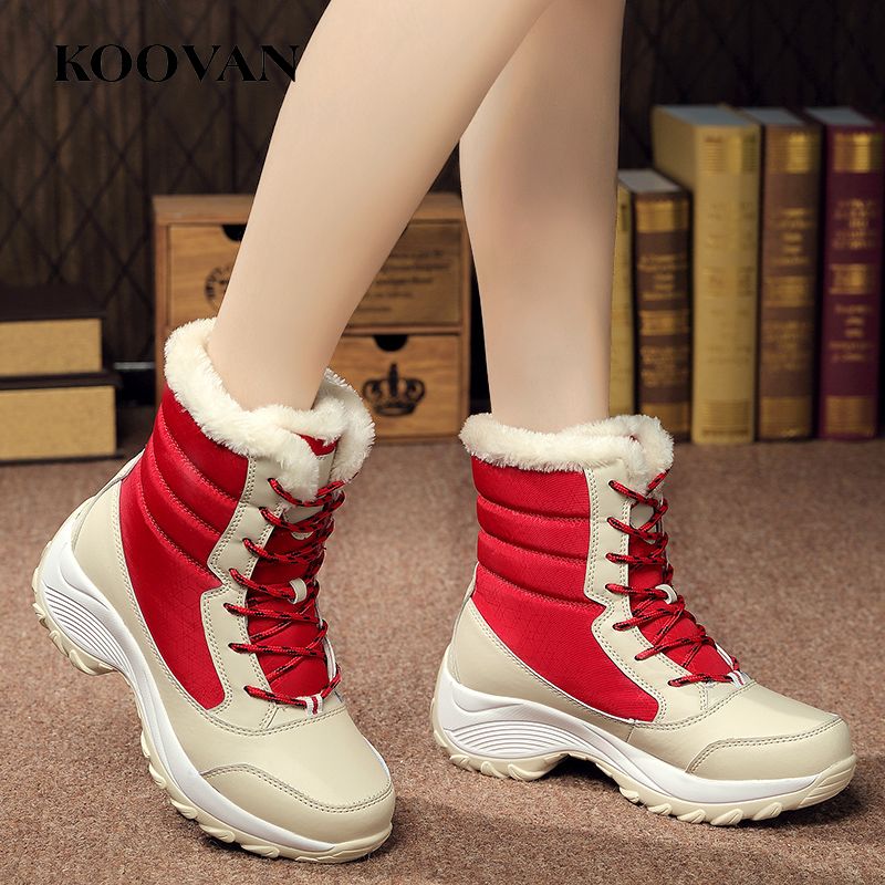 High Quality Snow Boots Warm Shoe Ankle Boots Women Winter Warm Shoe