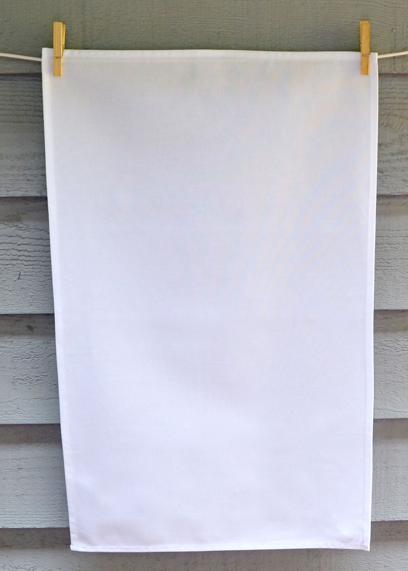 2018 plain white tea towel blank cotton canvas tea towel 50x70 cm