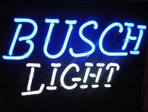 2019 Hot Busch Light Neon logo Shop Show Beer Club