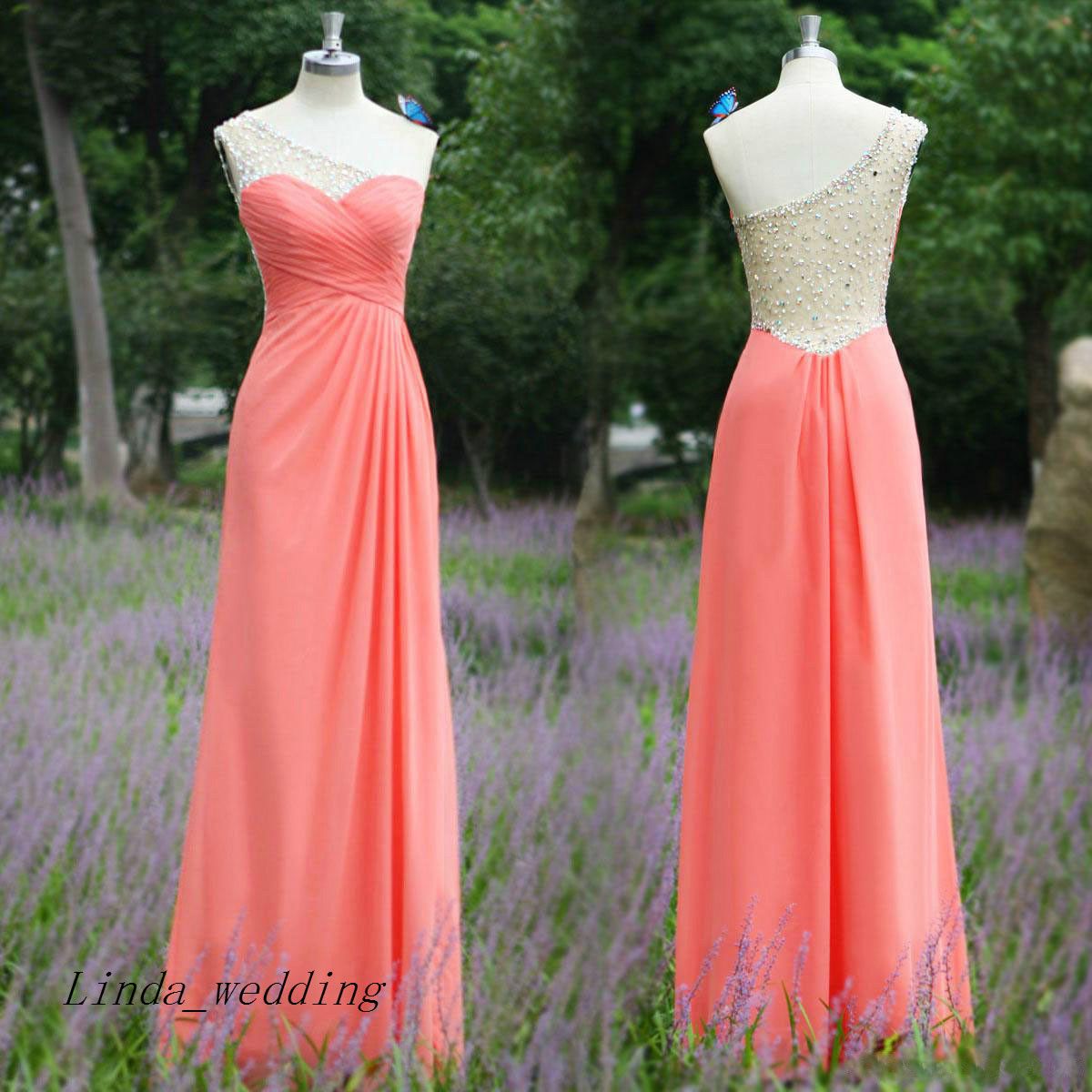 coral red colour dress
