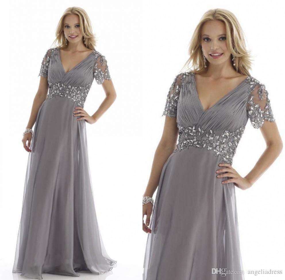 silver sparkly mother of the bride dresses