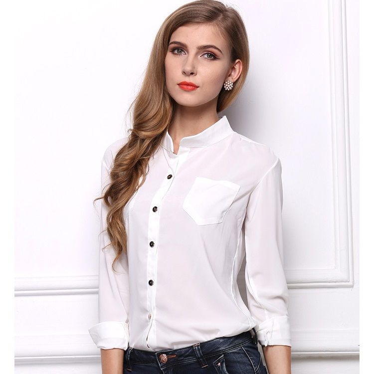 white work blouse