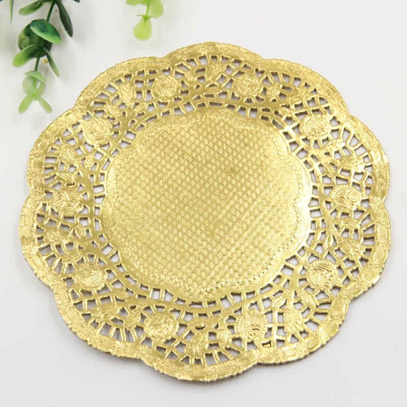 2018 Whole Creative Craft 6 5 Inch Round Gold Paper Lace Doilies 2018 Whole Creative Craft 6 5 Inch Round Gold Paper Lace Doilies Cake Placemat Party Wedding Gift Decoration Pack From Hobarte 35 Dhgate Com