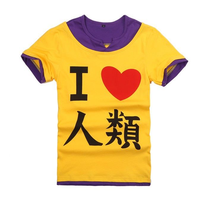 Anime NO GAME NO LIFE Cosplay Costuome Sora  T-shirt Shirt Tee Free TRACK 