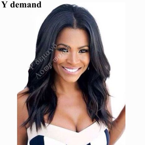 Brazilian Lace Front Synthetic Hair Silky Wavy 150 Density