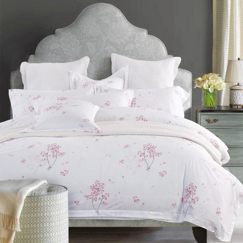 Cherry Blossom Twin Bedding Designs 100 Cotton Luxury Hotel Bedding Sets With Simple Print Twin Queen Cherry Blossom Comforter Designing Home Bed