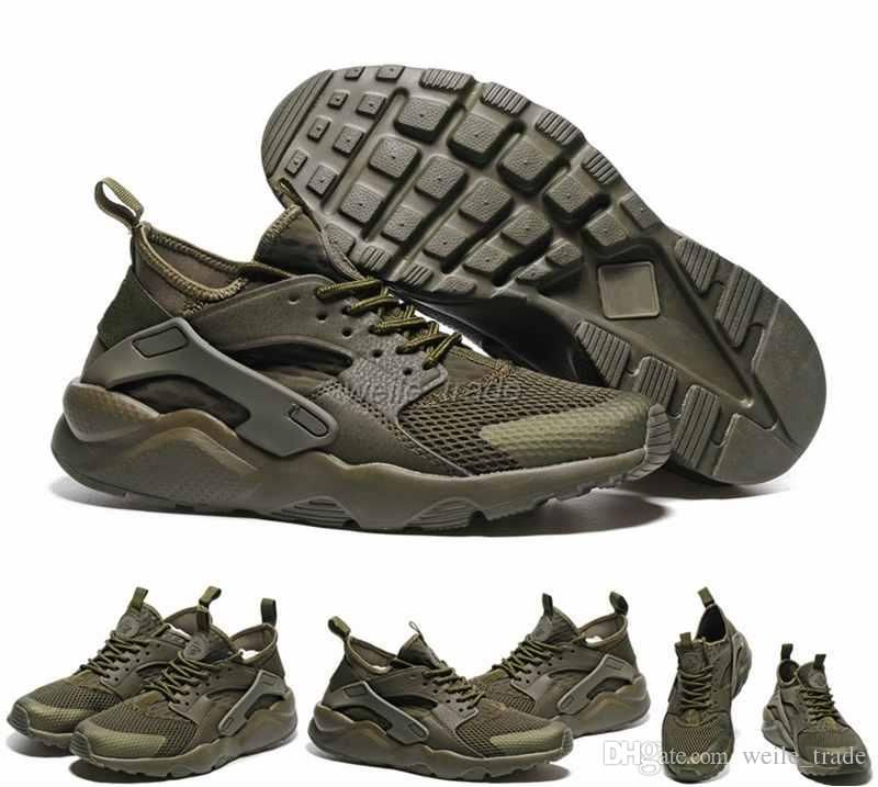 nike air huarache verdes