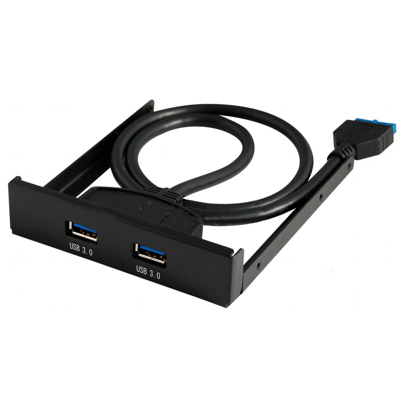 USB 3.0 Front Panel 3.5 Expansion Bay To 20 Pin MoBo Bracket Cable 2 ...