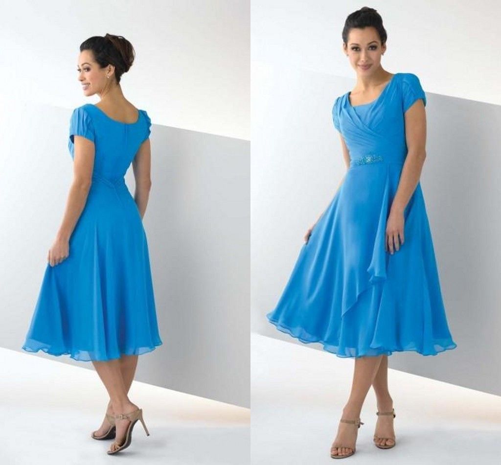 2016 Cheap Mother Of The Bride Dresses For Women Square Neck Short