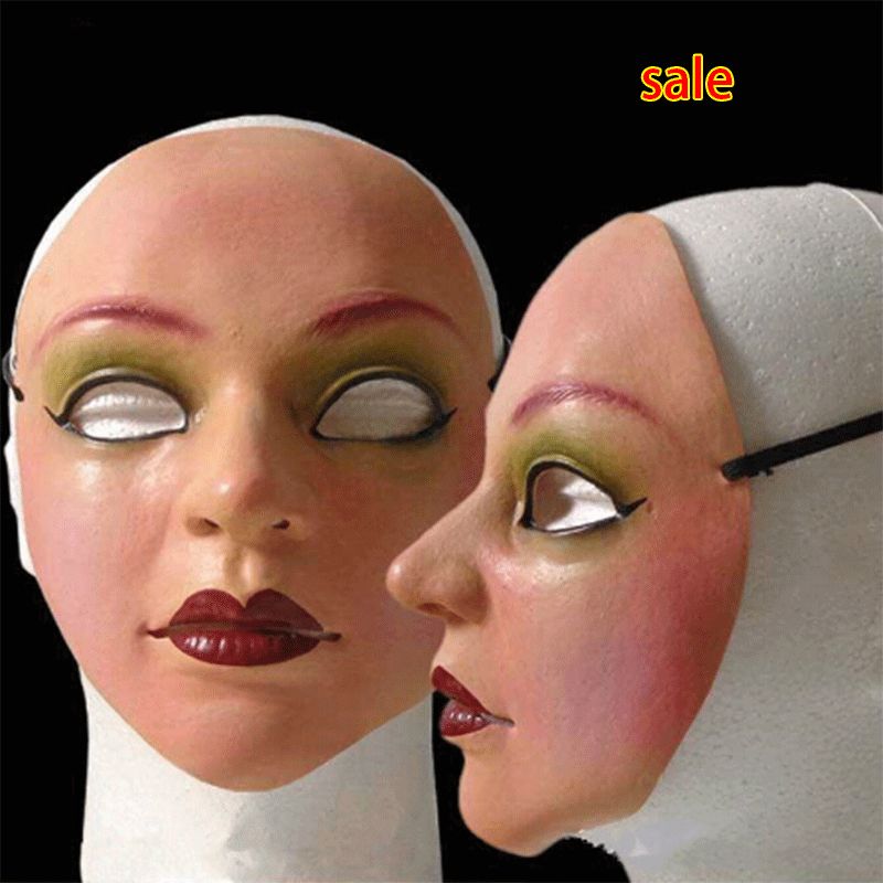 Wholesale New Hot Female Mask Latex Silicone Realistic Masks Halloween