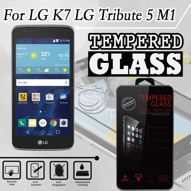 tempered glass for lg k7 tribute 5 half size screen 9h hd anti lg tribute screen size