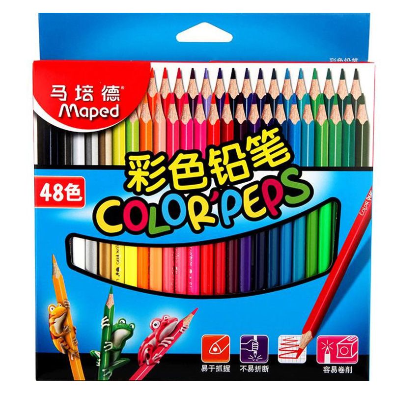 2016 Brand NEW Maped 48 Colors Secret Garden Enchanted Forest Coloring Books Drawing Painting Pens DHL Fedex Free