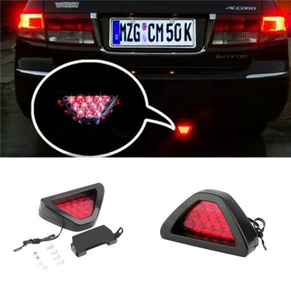 2019 F1 Style Race Car Auto Led Brake Stop Lights Lamps Blinking Flashing Light Fitting 2656 12V