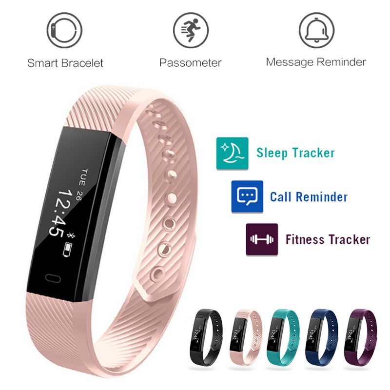 Veryfit ID115 Smart Bracelets Fitness Tracker Smartband Tracking Step