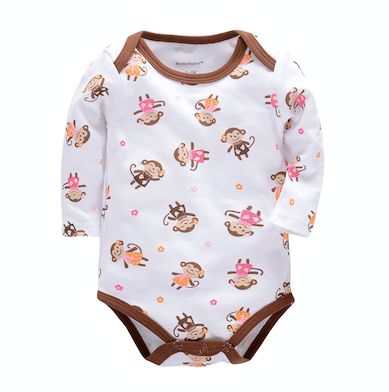 Baby Clothes Stores 100% Cotton Baby Animal Rompers Costume Long Sleeve Baby Wear Infant 