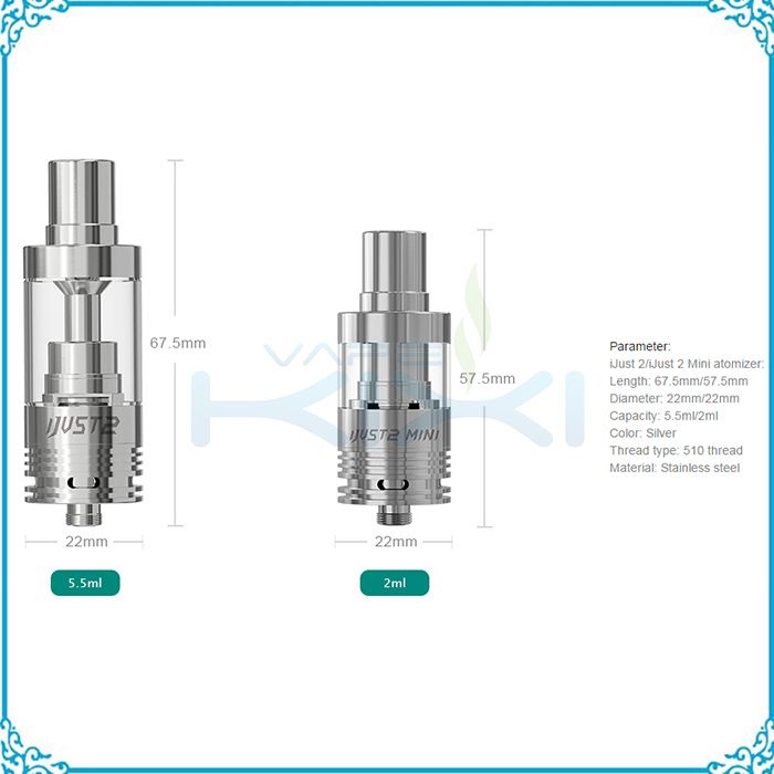 Original Eleaf Ijust2 Ijust 2 Mini Starter Kit 2600mah 1100mah Battery